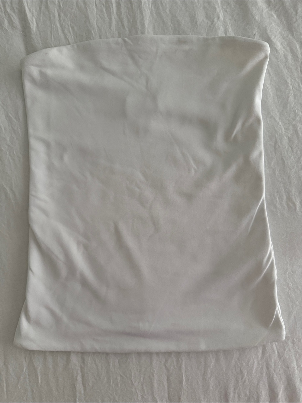 Aritzia White Contour Tube Top XS